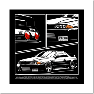 Skyline R32 Posters and Art